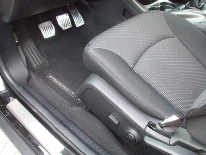 Edelstahl- Einstiegsleiste und Edelstahl Fußpedalset