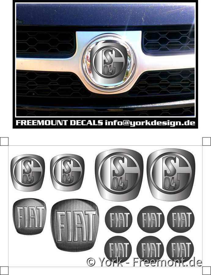 FIAT Decal Set Schalke 04