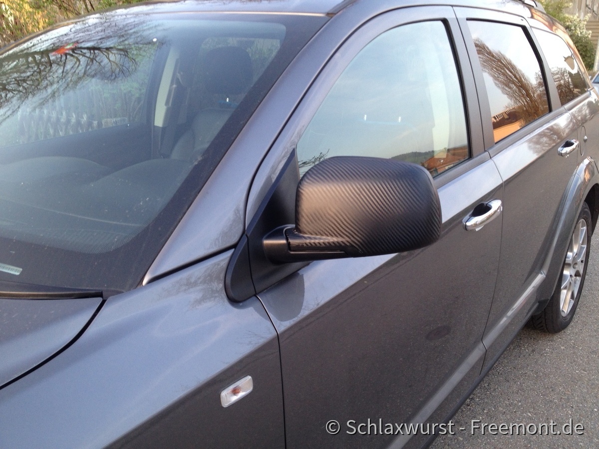 Folierte Spiegelkappen