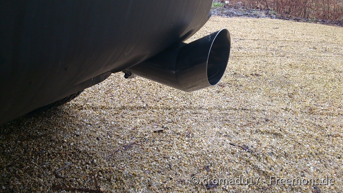 Meine neue Auspuffblende
