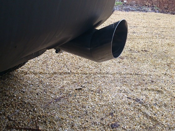 Meine neue Auspuffblende