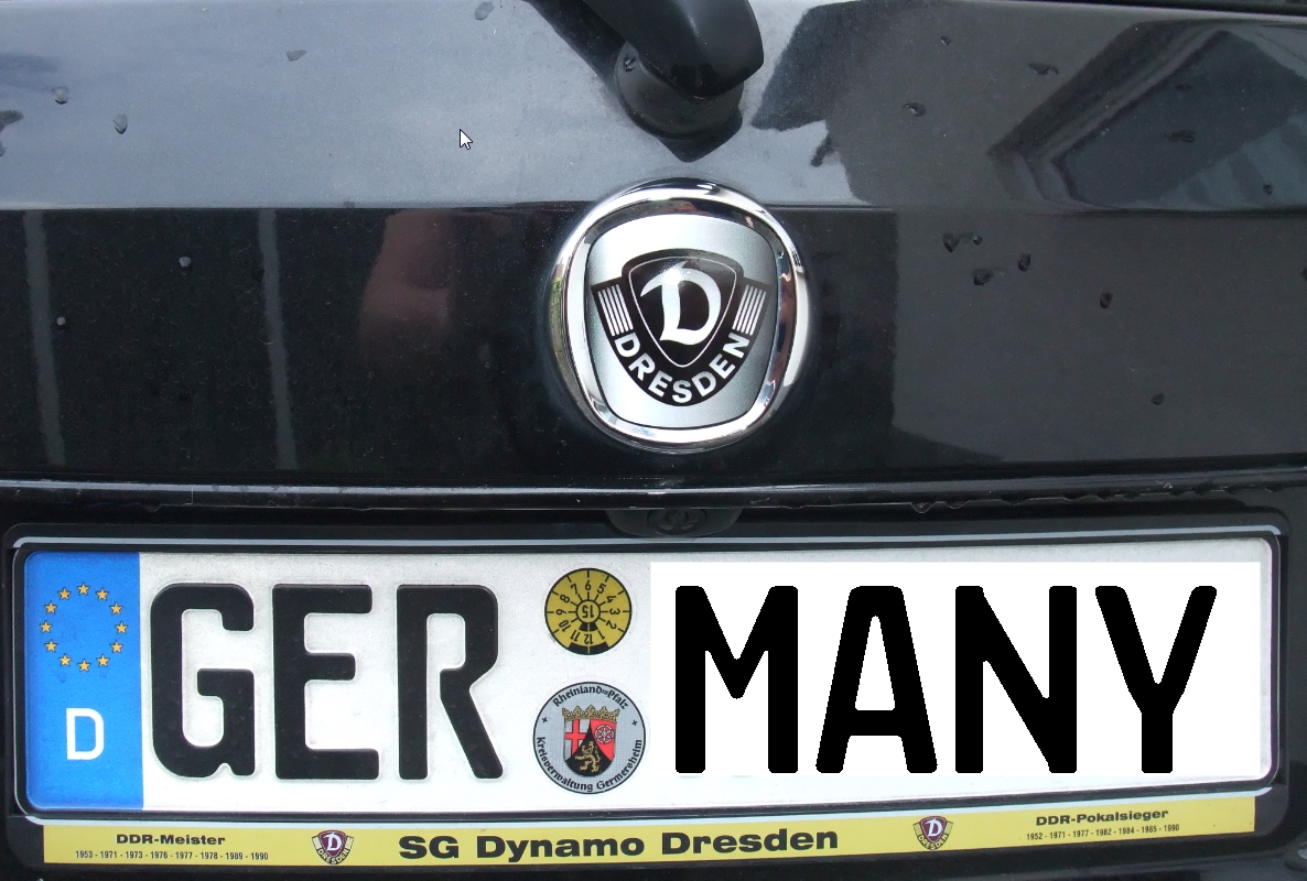 Logo hinten Detail