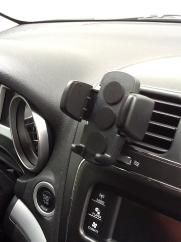 Halterung für Navi mit iPhone