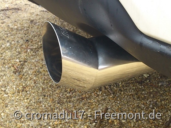 Meine neue Auspuffblende