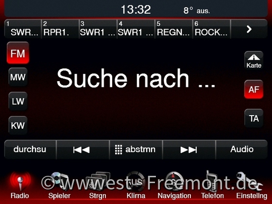 Screenshots vom Radio
