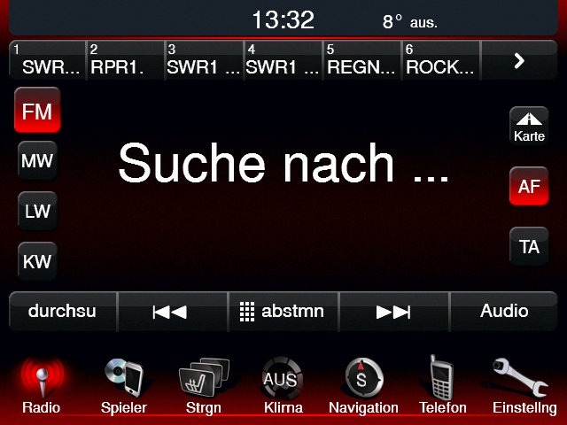 Screenshots vom Radio