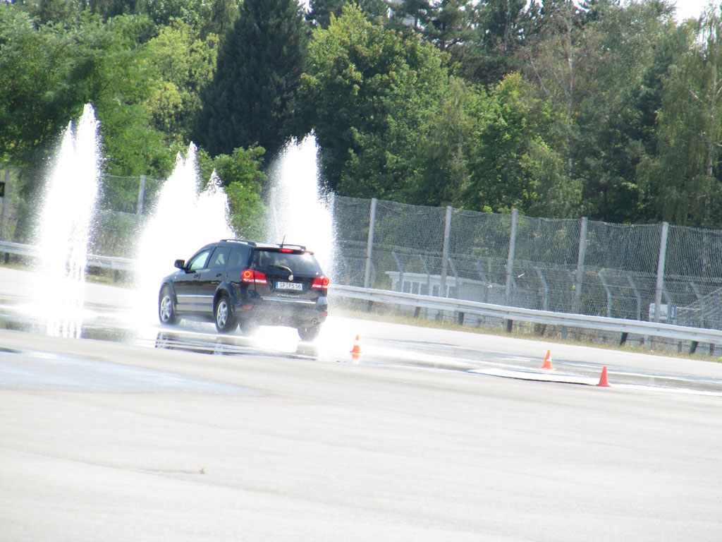 Freemont beim Fahrsicherheitstraining