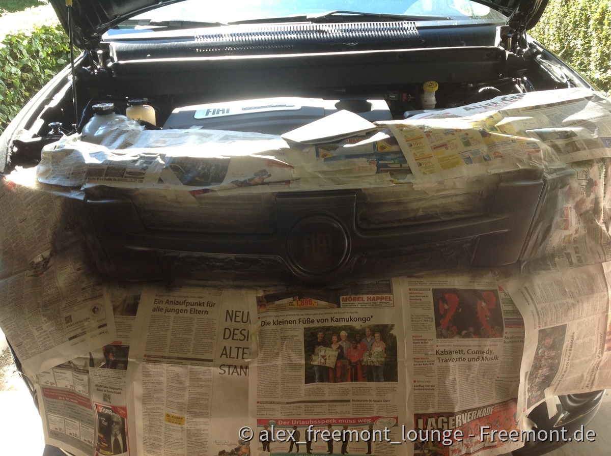 Plasti Dip Kühler in Arbeit